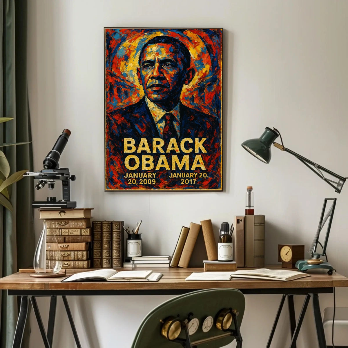 Barack Obama 44th President of the United States Glitch Hop Art Poster