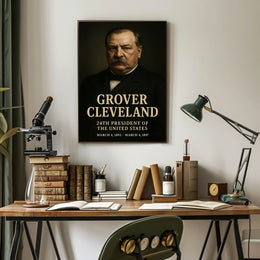 Grover Cleveland 24th President Poster