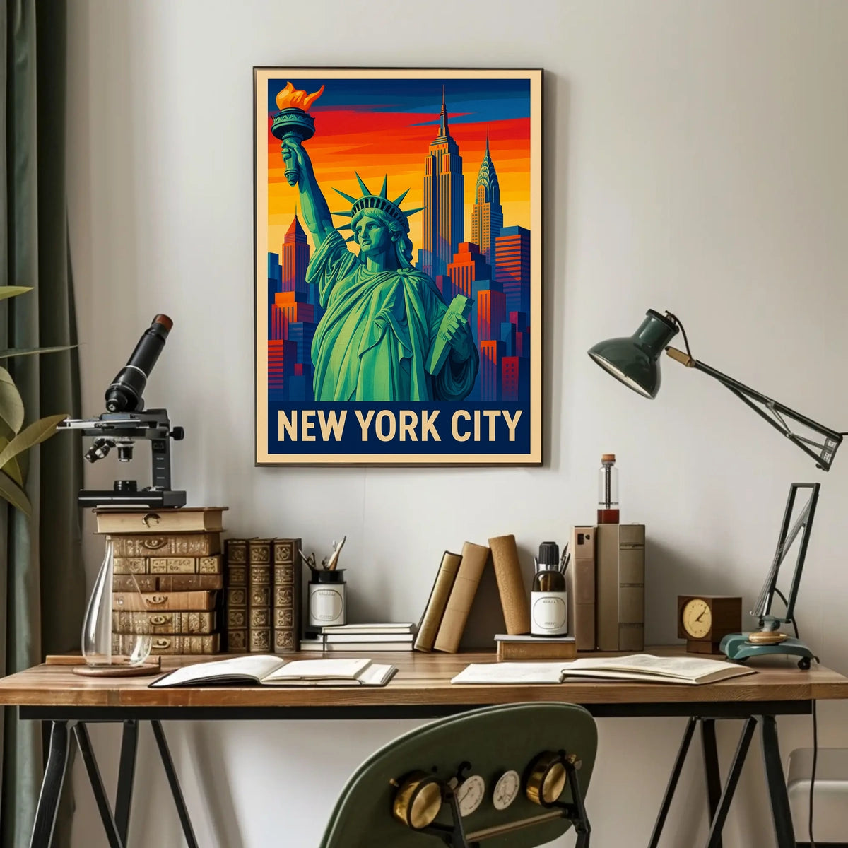 New York City Skyline Poster