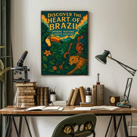 Discover the Heart of Brazil Poster