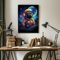 Cosmic Canine Adventure Poster