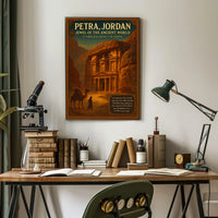 Petra, Jordan Jewel of the Ancient World Poster