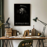 Buffalo Bill Portrait American West Historical Poster