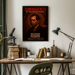 Richard Nixon 37th President of the United States Zombidents Poster Series