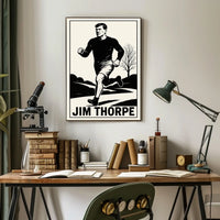Jim Thorpe Athletic Icon Poster