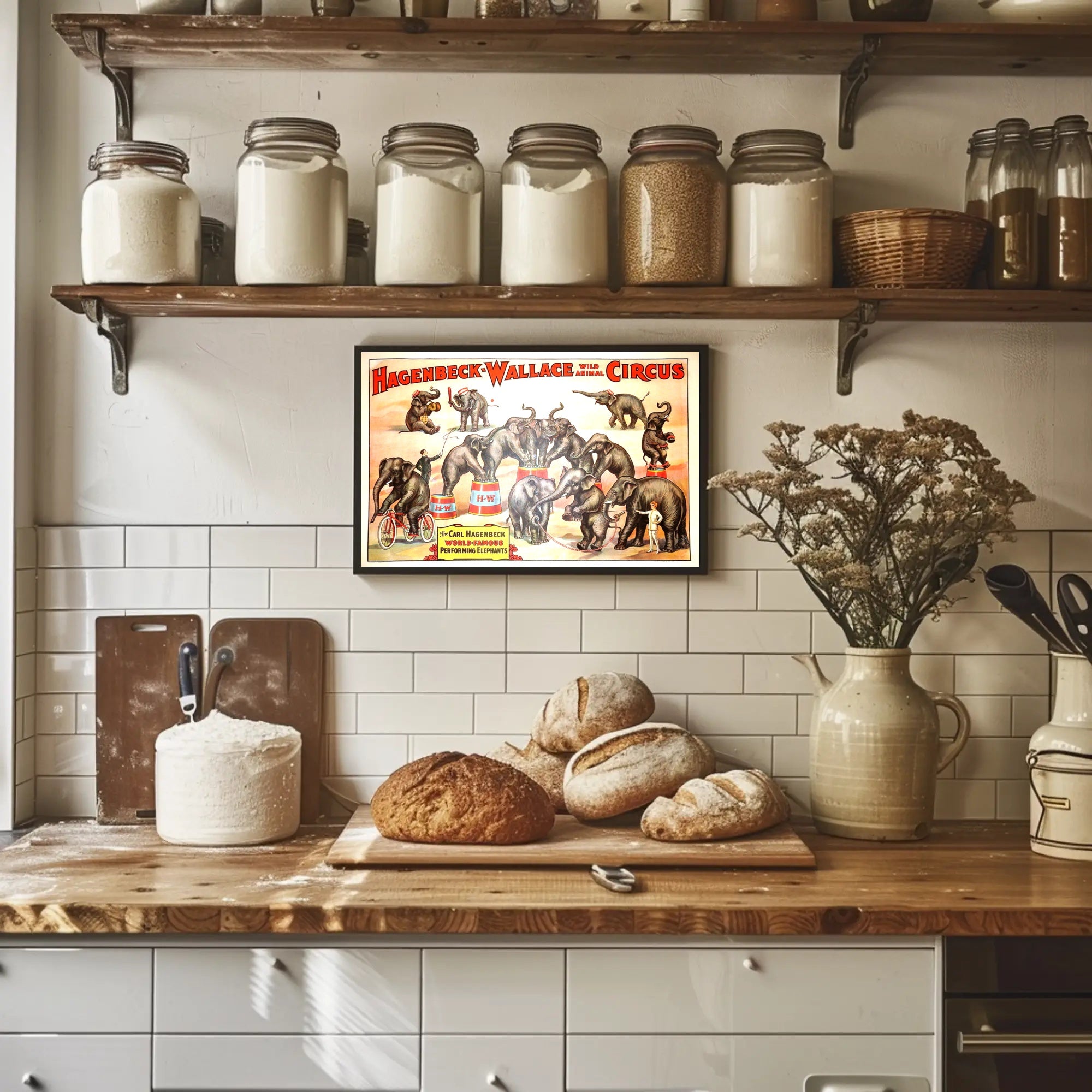 Hagenbeck-Wallace Wild Animal Circus Poster