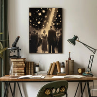 A Night Under The Stars Travel Poster Art Print