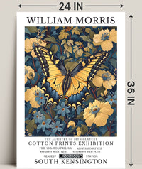 William Morris Butterfly and Floral Heritage Artistic Poster