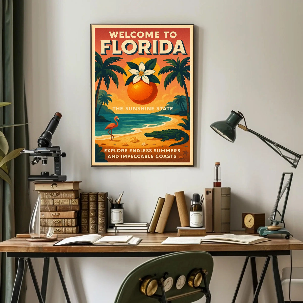 Welcome to Florida The Sunshine State Poster