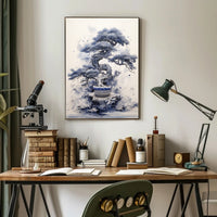 Serene Bonsai Art Poster PosterGoat