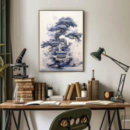 Serene Bonsai Art Poster PosterGoat