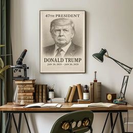Donald Trump 47th President Poster