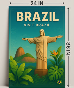 Discover Brazil Poster PosterGoat