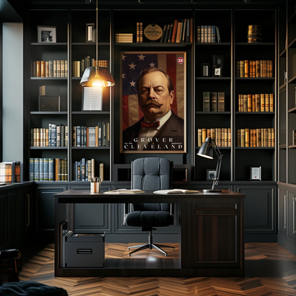 Grover Cleveland 22nd President Of The United States Portrait