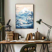 Tranquil Mountain Landscape Poster