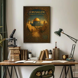 Jerusalem Harmony of History Poster