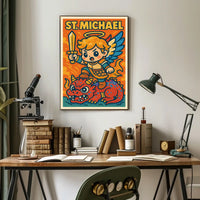 St. Michael The Mighty Protector Poster