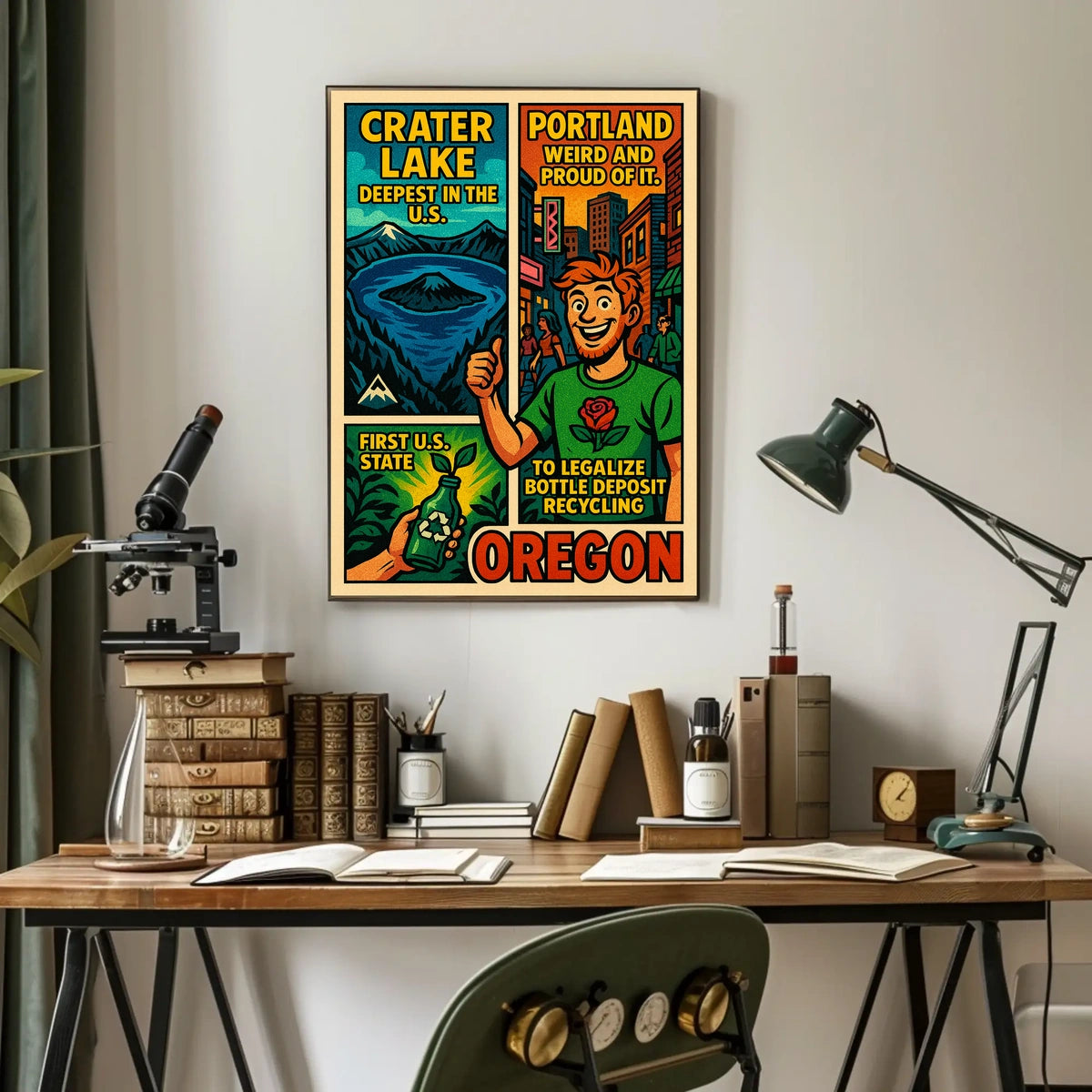 Oregon Highlights Poster