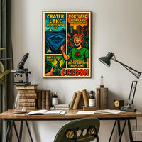 Oregon Highlights Poster