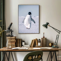 Penguin On Ice Poster