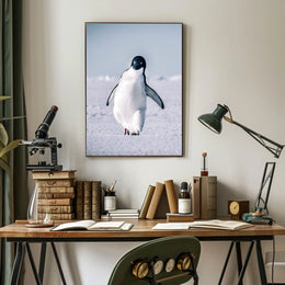 Penguin On Ice Poster