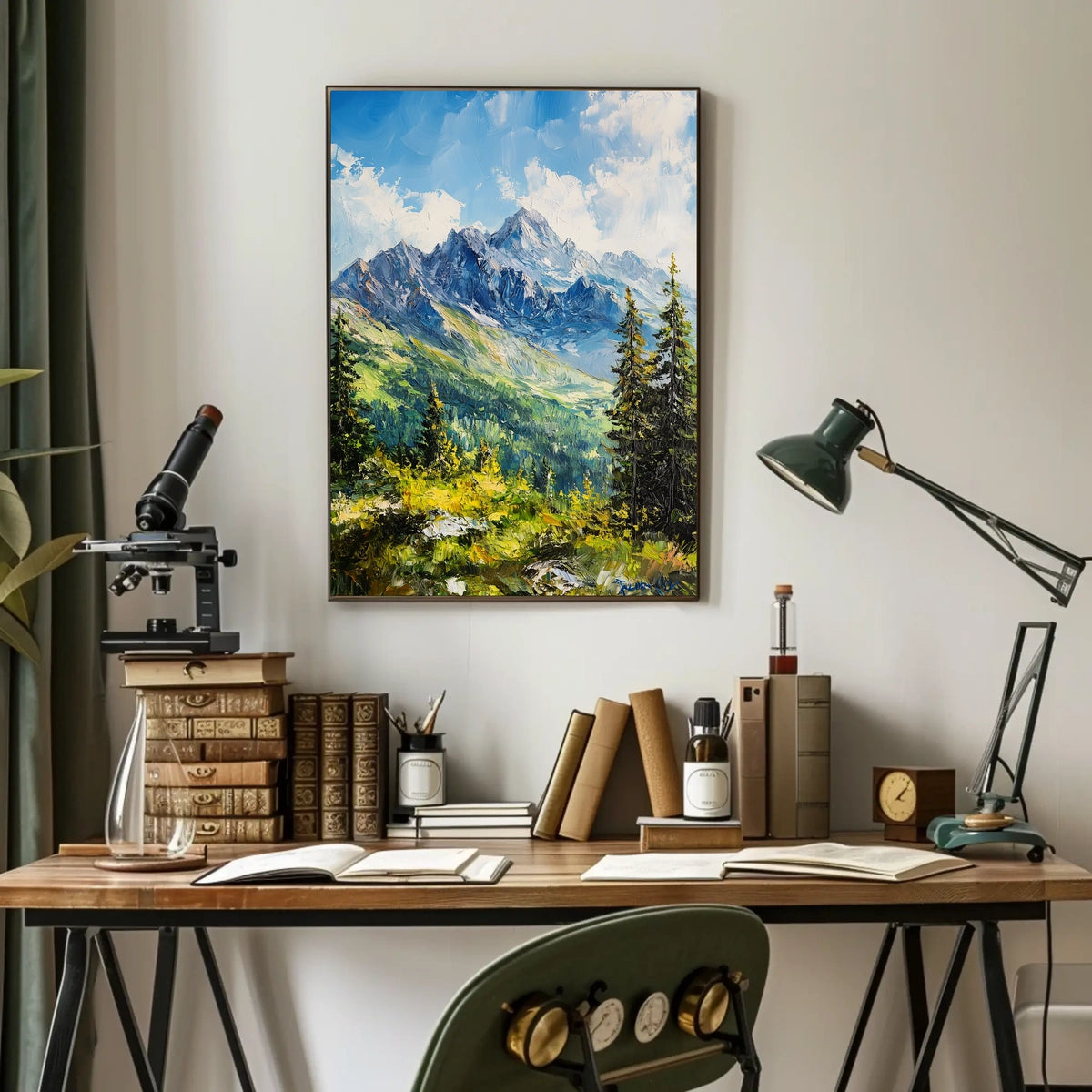 Slovakia High Tatras Mountain Landscape Scenic Poster