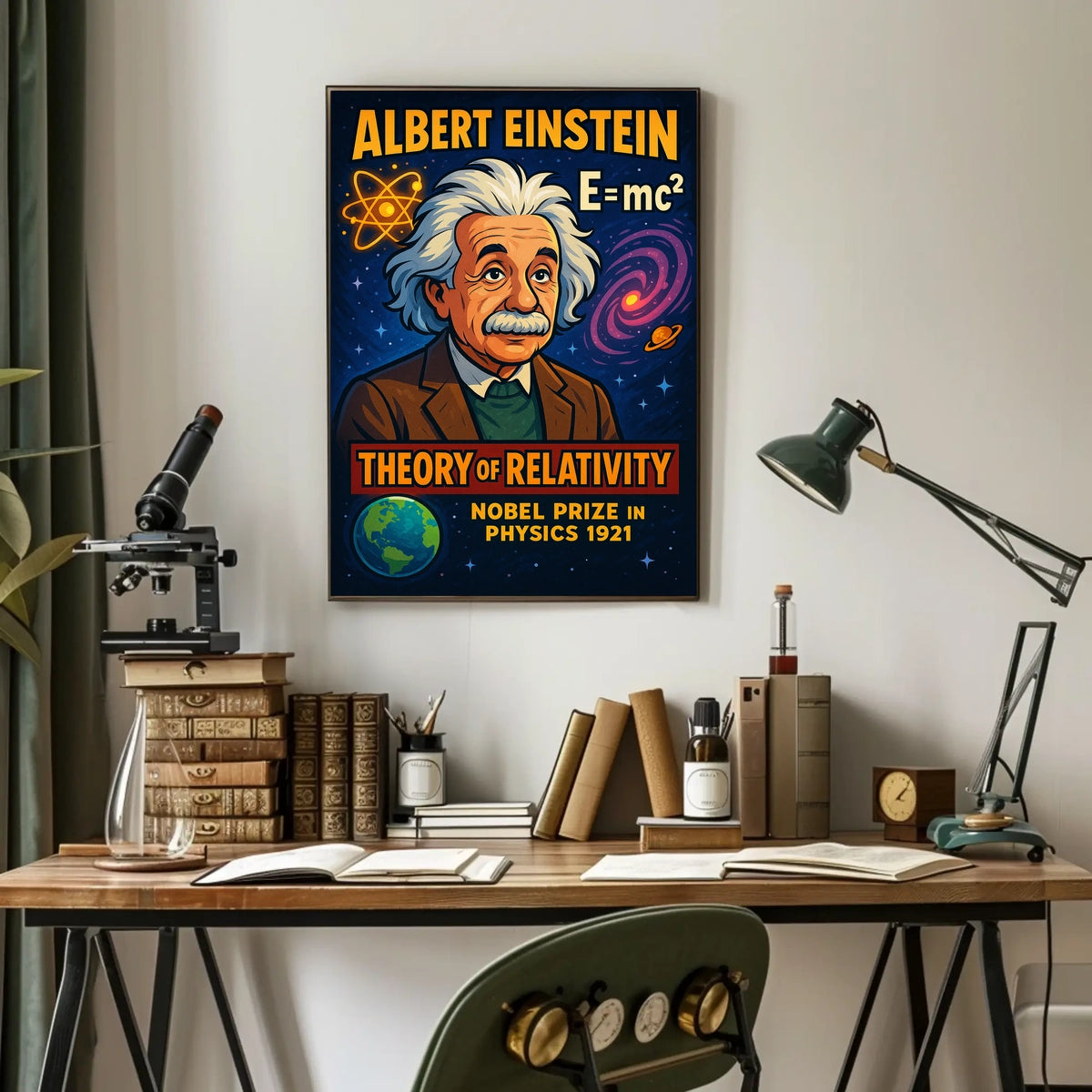 Albert Einstein Nobel Prize In Physics Poster