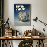 Silver Dollar The American Classic Poster PosterGoat