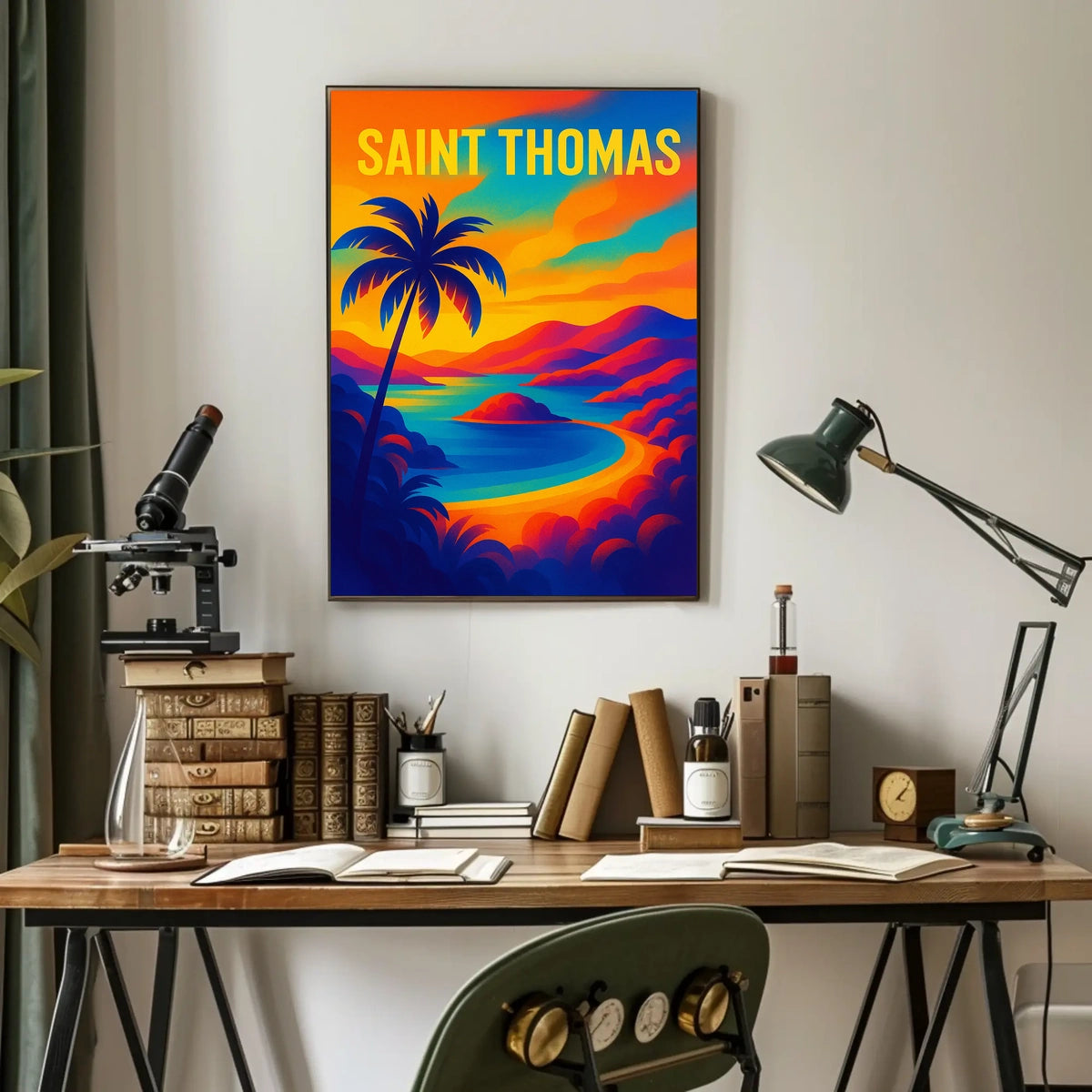 Saint Thomas Tropical Getaway Poster