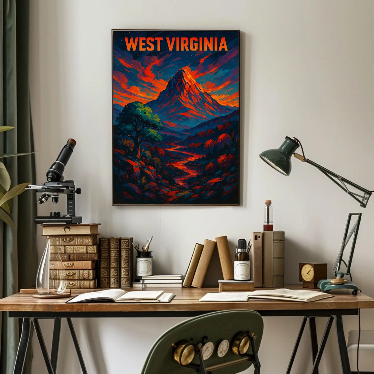 West Virginia Landscape Poster