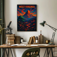 West Virginia Landscape Poster