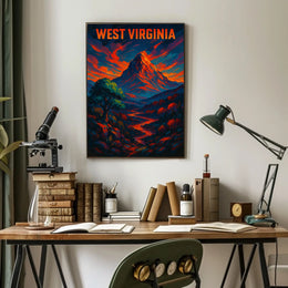 West Virginia Landscape Poster