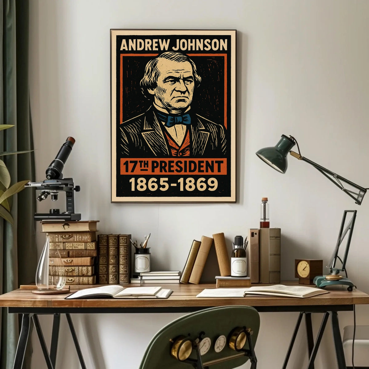 Andrew Johnson 17th President Poster