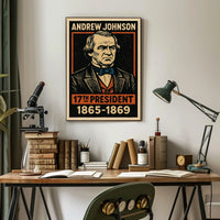 Andrew Johnson 17th President Poster