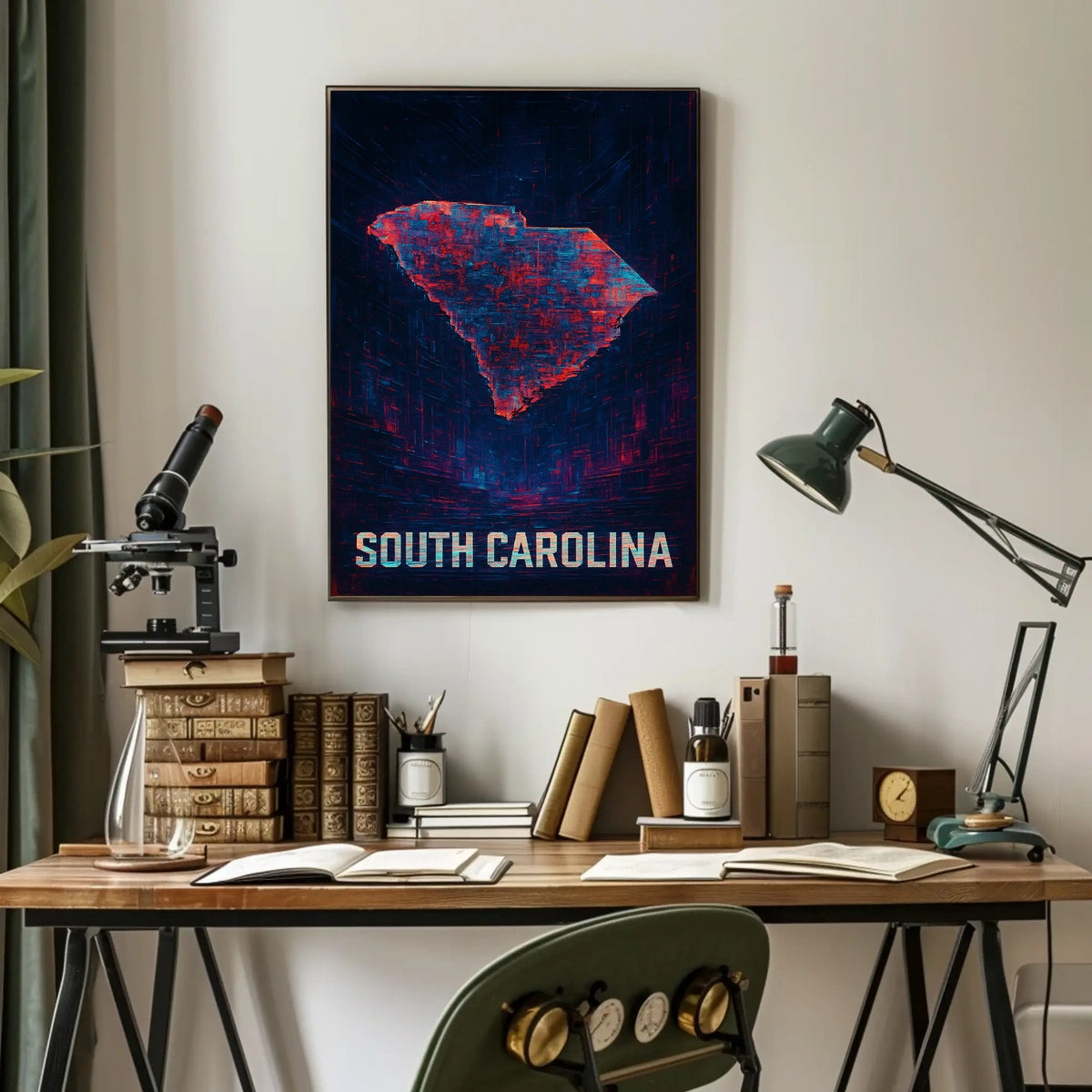 South Carolina Artistic Representation Poster
