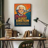 Albert Einstein Icon Of Science Poster