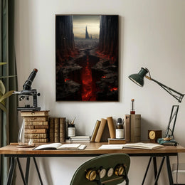 The Abyssal Cityscape Poster