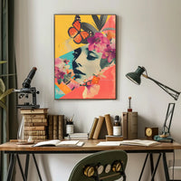 Floral Dreamscape Poster Vintage Botanical Wall Art