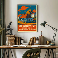 Ste. Genevieve French Colonial Poster