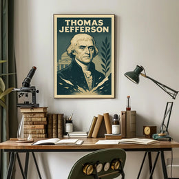 Thomas Jefferson Vintage Historical or Presidential Poster