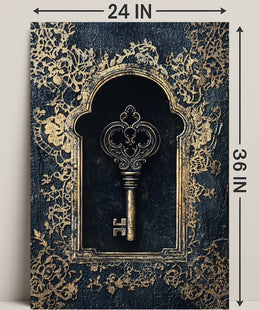 The Ornate Key Poster