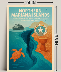 Northern Mariana Islands Cultural and Heritage Poster