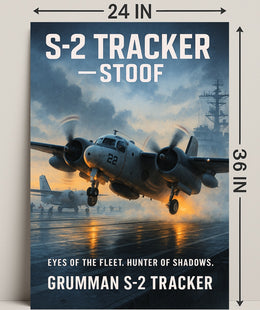 Grumman S-2 Tracker Eyes of the Fleet Poster PosterGoat