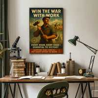 World War II Labor Contribution Poster