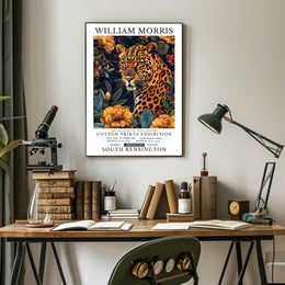 William Morris Exhibition 19th-Century Cotton Prints Artistic Poster