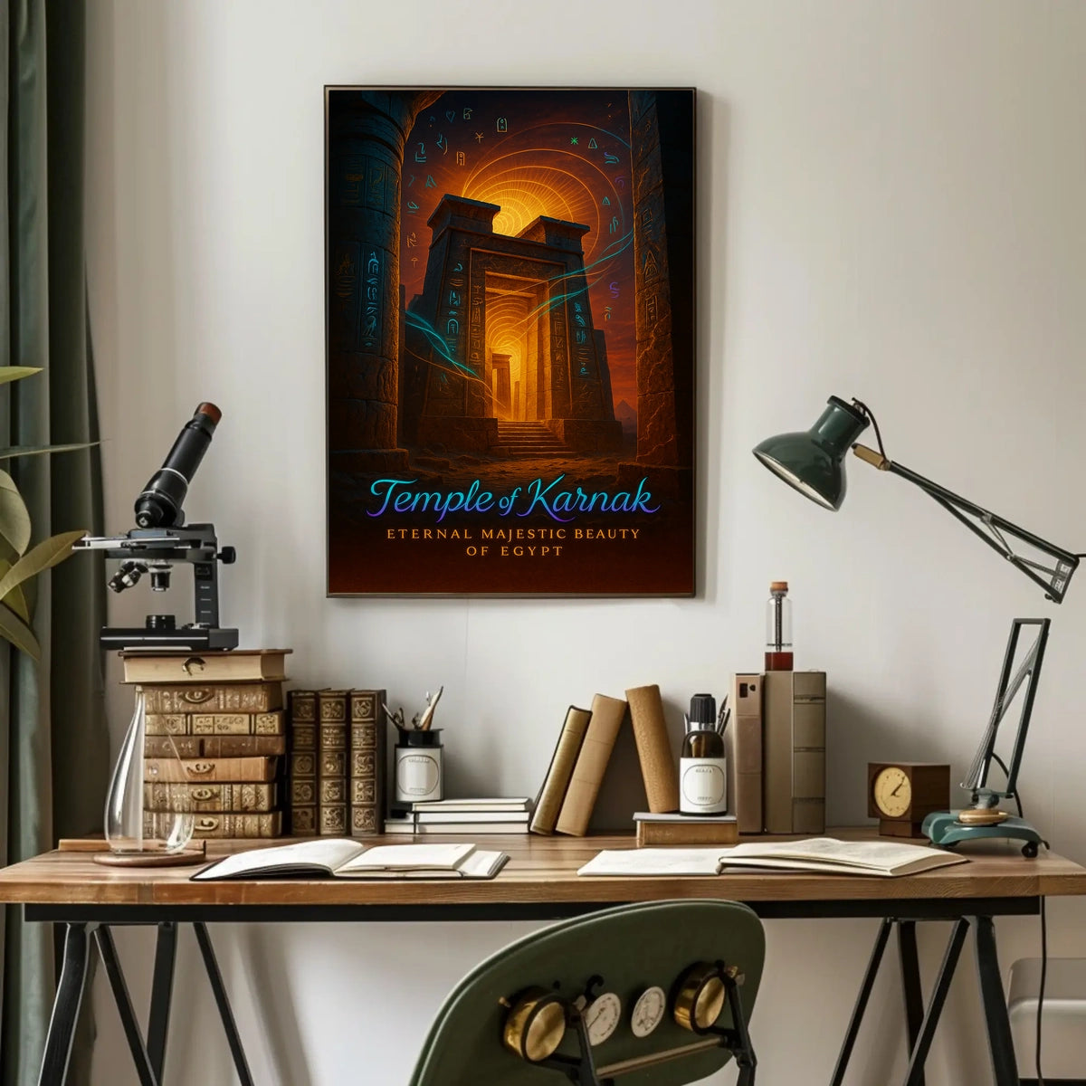 Temple of Karnak Eternal Majestic Beauty of Egypt Poster