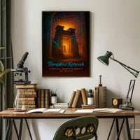 Temple of Karnak Eternal Majestic Beauty of Egypt Poster