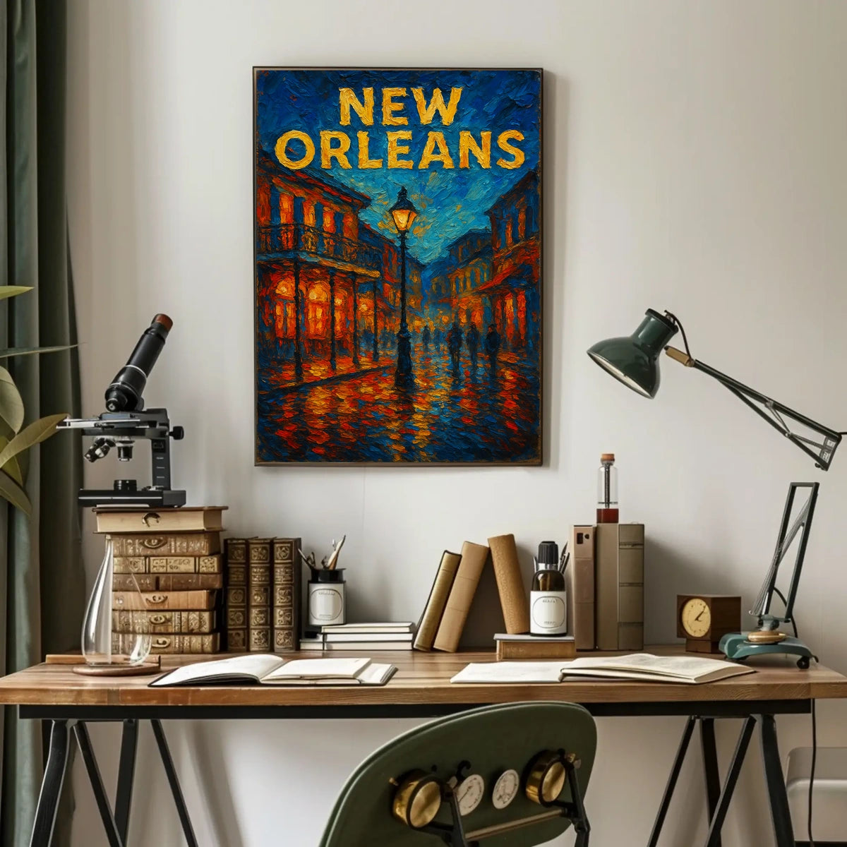 New Orleans Nightscape Poster