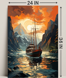 Journey Through Majestic Waters Poster PosterGoat