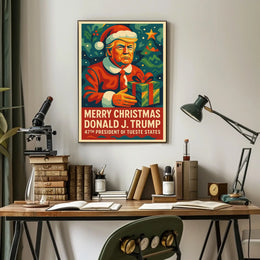 Christmas Political Satire Art Print Political or Propaganda Poster